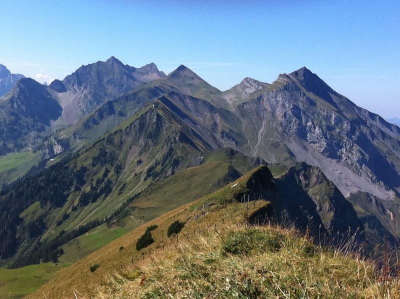 Blick Richtung Westen zum Brisen