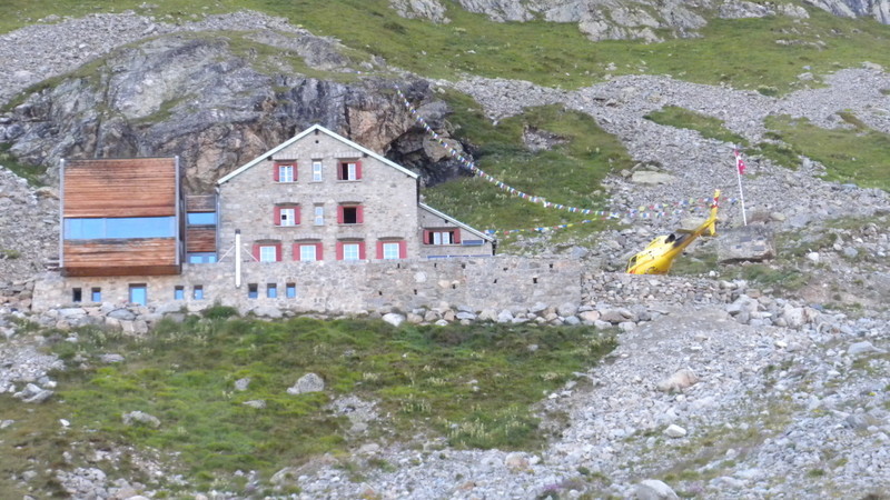 Chamona da Tschierva erhält Helibesuch