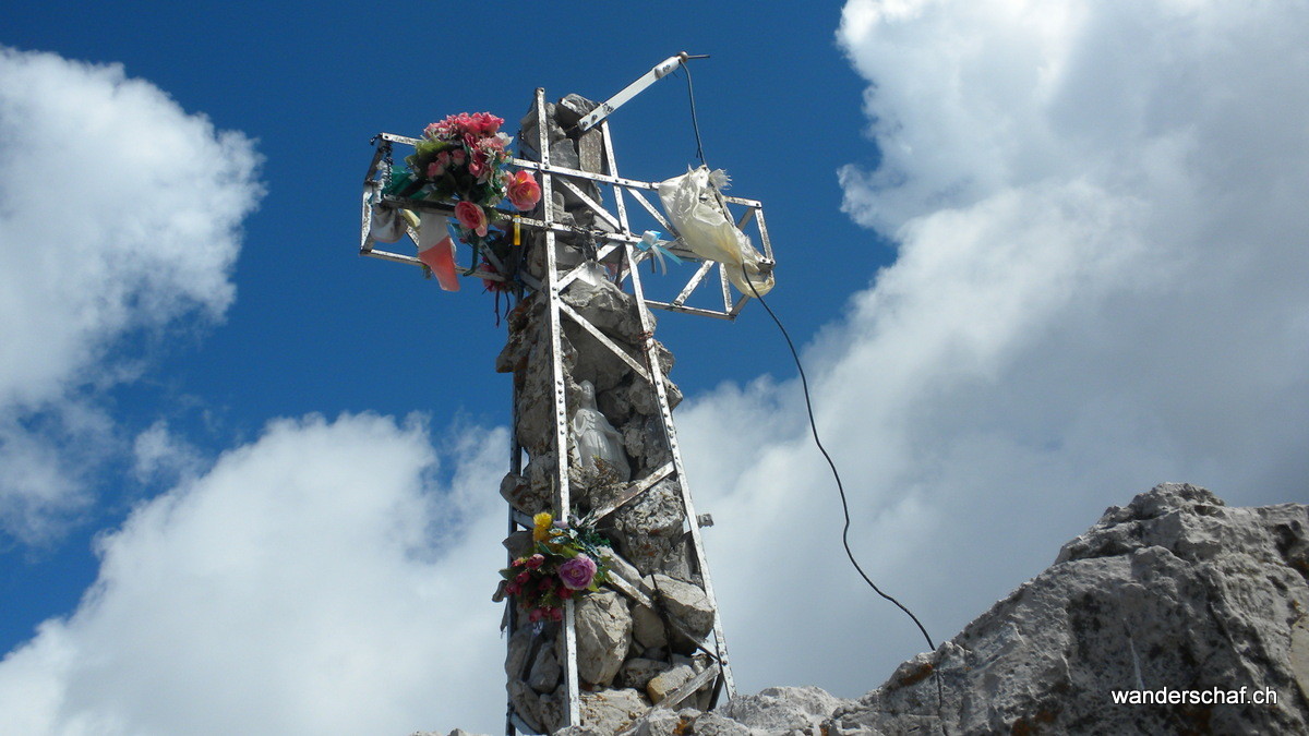 Gipfelkreuz auf der Grignetta