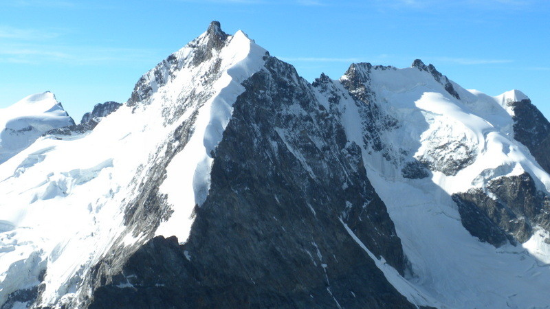 Biancograt mit Piz Bernina