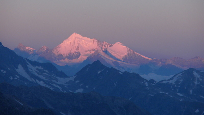 Morgenlicht am Weisshorn