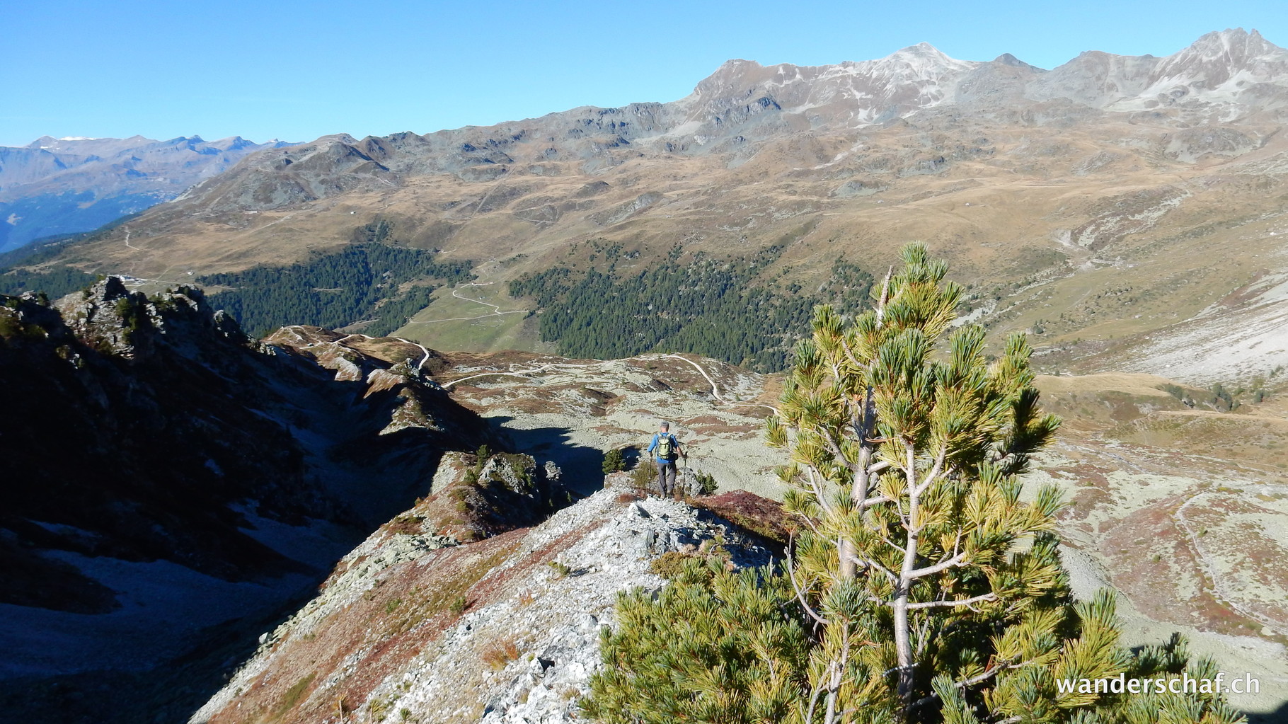 Abstieg Richtung Hotel Weisshorn