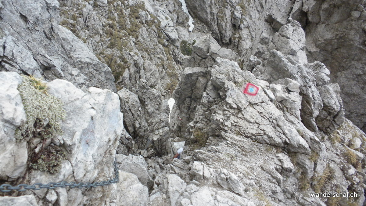 immer wieder mal folgt eine gesicherte Passage