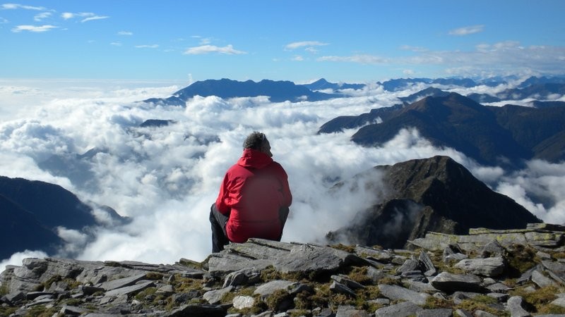 und herrlicher Sonnenschein im Süden