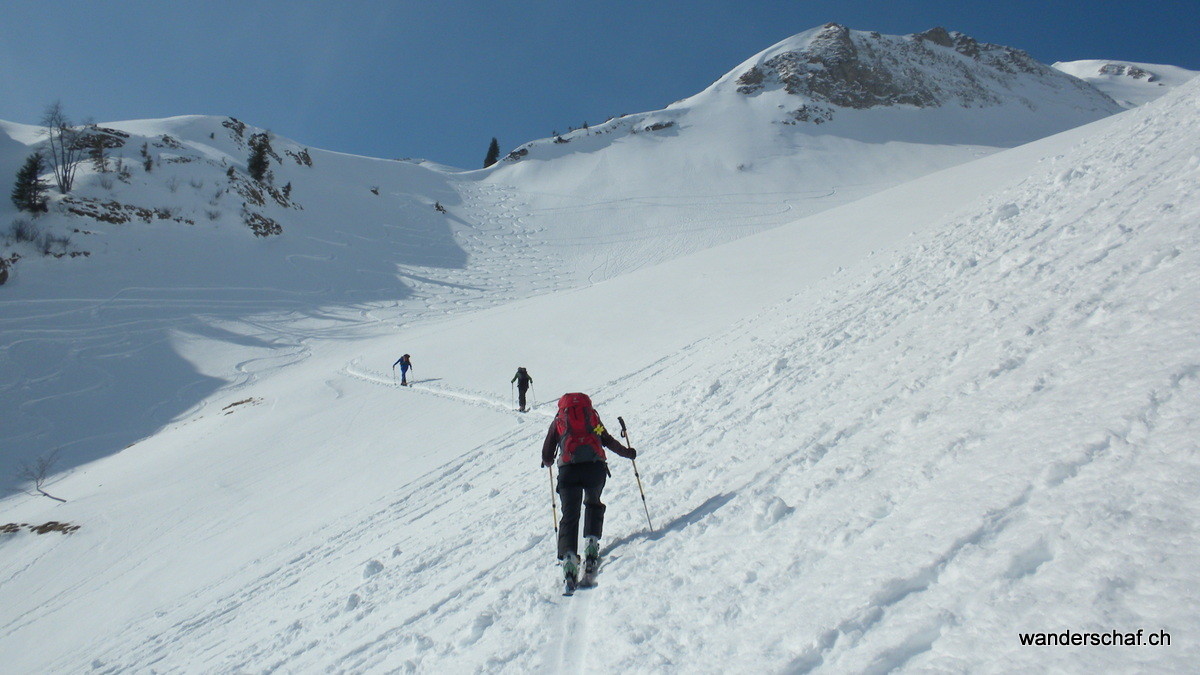 Aufstieg Richtung Tal