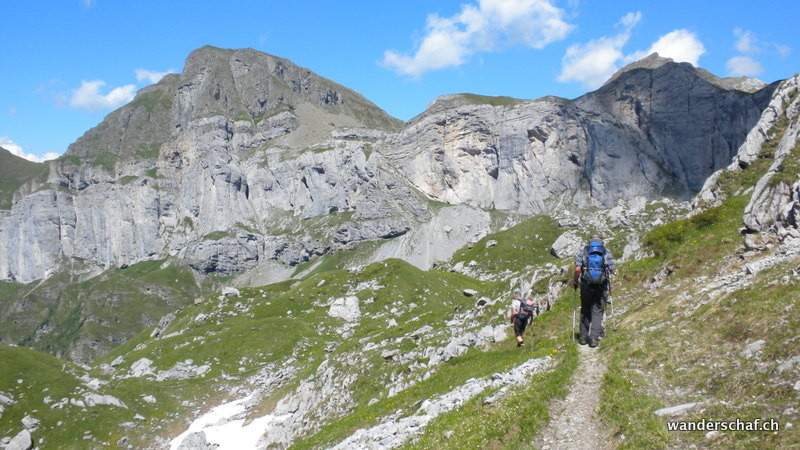 im Abstieg Richtung Alp Stafel