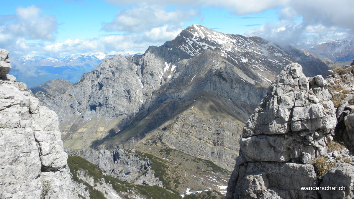 drüben an der Grigna hat's noch viel Schnee