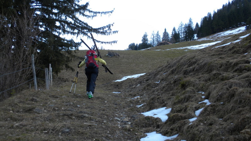 Skitragen ist angesagt