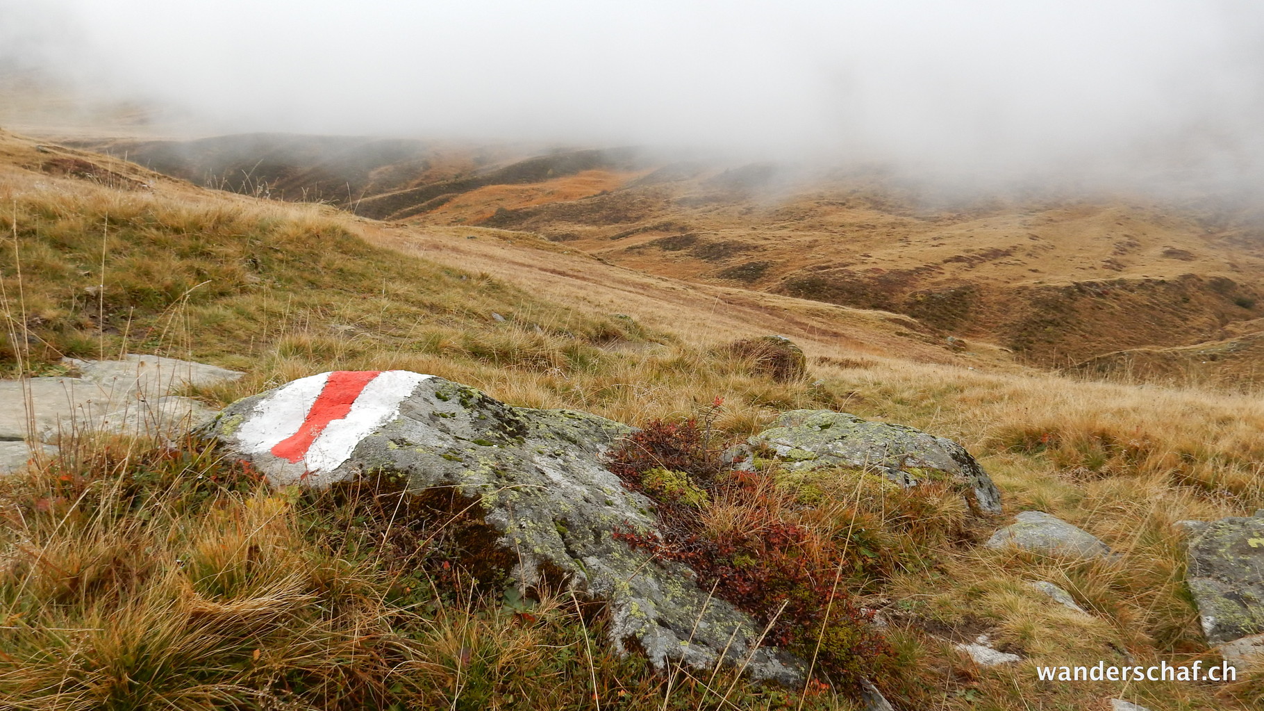 die Belalp in Nebel gehüllt