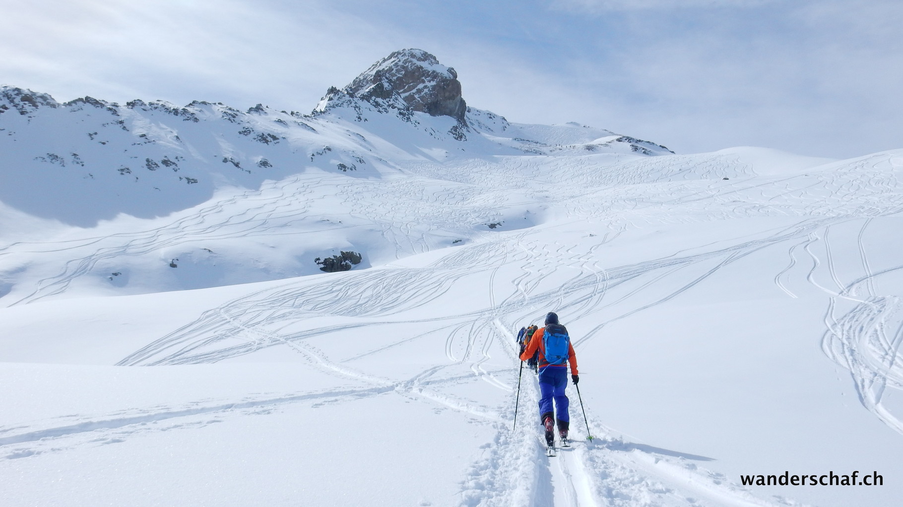 Piz Turba in Sicht