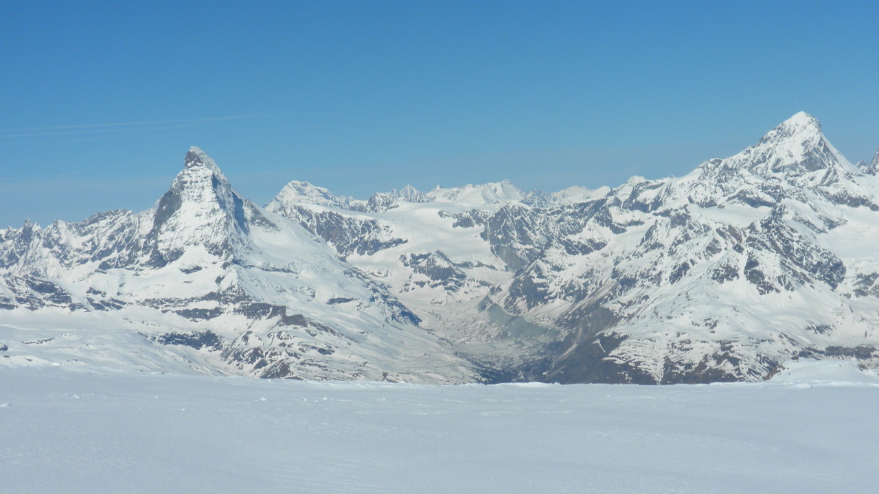 tolle Aussicht zum Matterhorn