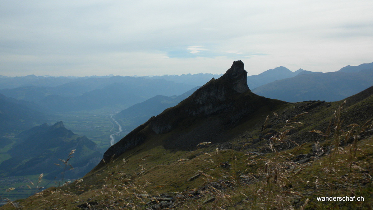 Blick von der Gauschla zum Girenspitz