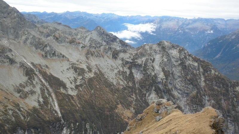 Blick zurück zur Bassa di Pertüs