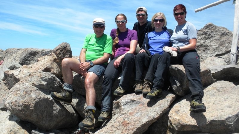 ungeplantes Gipfeltreffen auf dem Monte Cinto