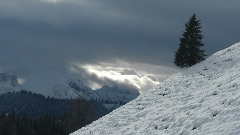 das wechselhafte Westwindwetter bringt schöne Stimmungen mit sich