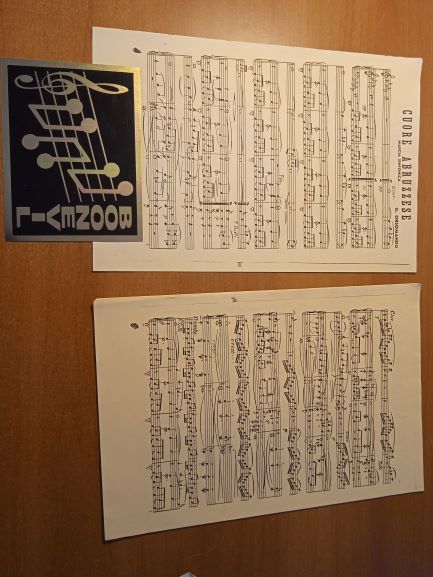 cuore abruzzese (Orsomando) partitura condensata fotocopia no edizioni (spartito per banda)