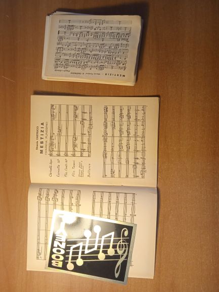 mestizia (castrucci) ed ortipe parti e partitura  (spartito per banda)