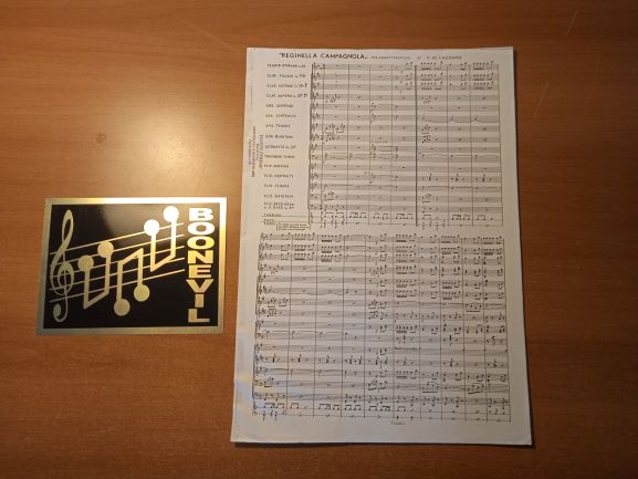 reginella campagnola (di lazzaro trascrizione Pucci) ed pucci partitura (spartito per banda)