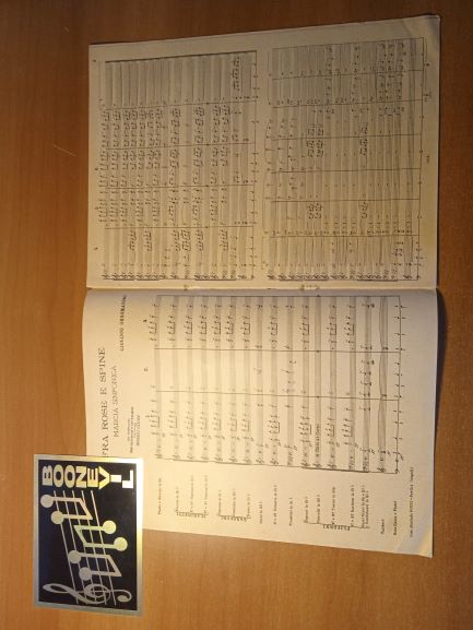 fra rose e spine (orsomando) ed pucci partitura (spartito per banda)