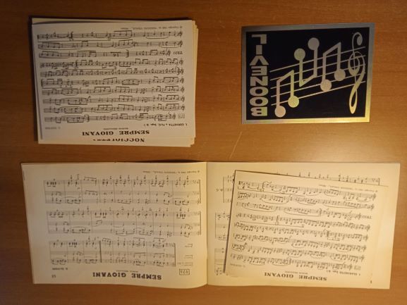 sempre giovani (Olivieri) parti e partitura (spartito per banda)