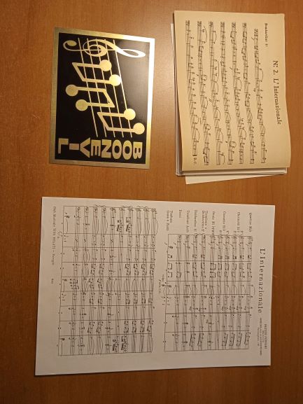 l'internazionale (nn) edizioni belati partitura (spartito per banda)