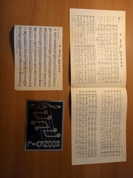 a mio padre (Rossi) ed Belati parti e partitura (spartito per banda)