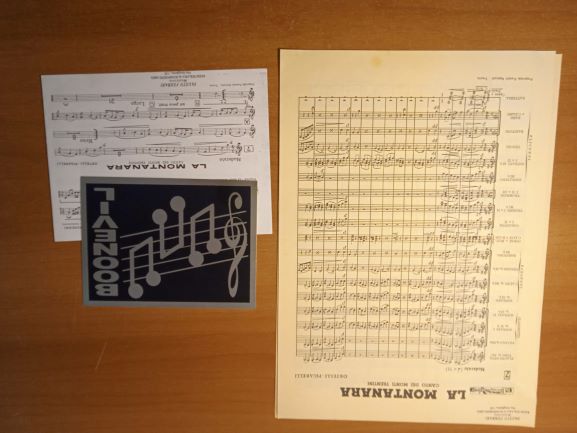 la montanara (pigarelli) parti e partitura ed carish  (spartito per banda)
