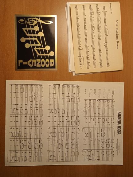 bandiera rossa (nn) edizioni belati partitura  (spartito per banda)