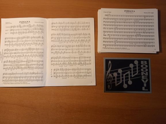 indiana (Soglia) parti e partitura condensata ed Marani (spartito per banda)