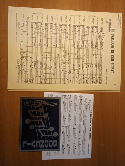 le campane di san giusto (arona drovetti) parti e partitura ed carish  (spartito per banda)