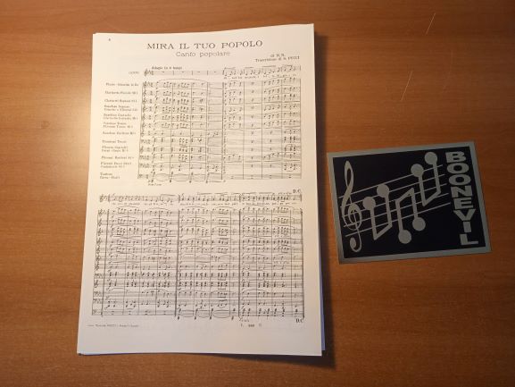 mira il tuo popolo (trascrizione Pucci) ed pucci partitura (spartito per banda)