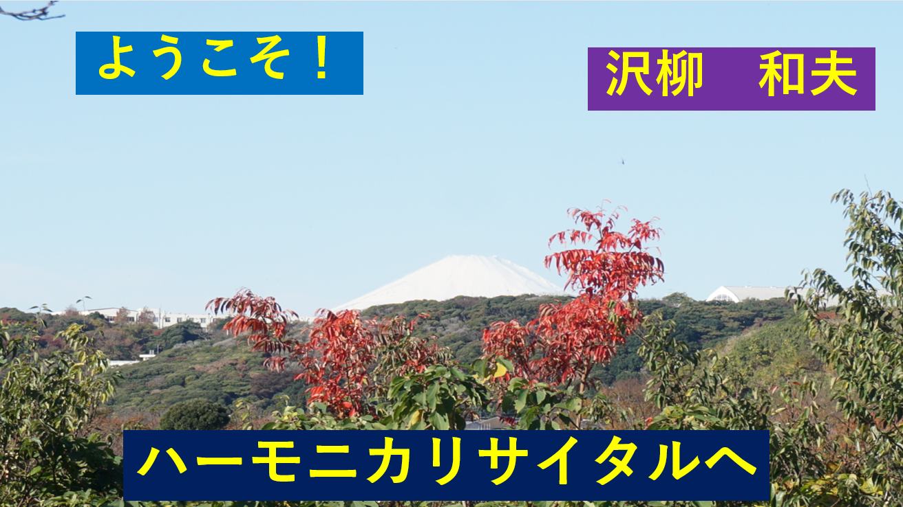 沢柳和夫　ハーモニカリサイタル　背景画像制作エピソード