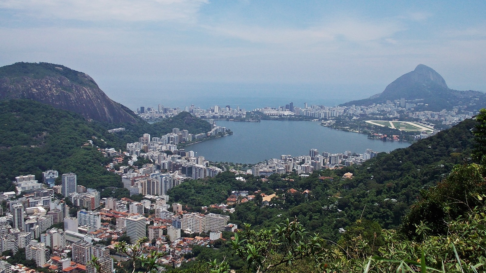 Já na área do mirante ...