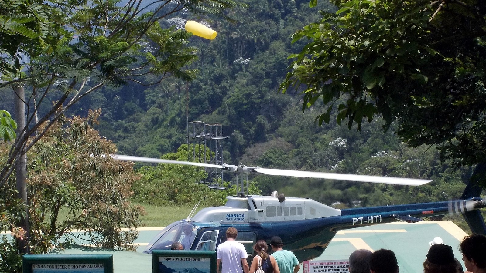 Daqui partem vôos panorâmicos ao Cristo