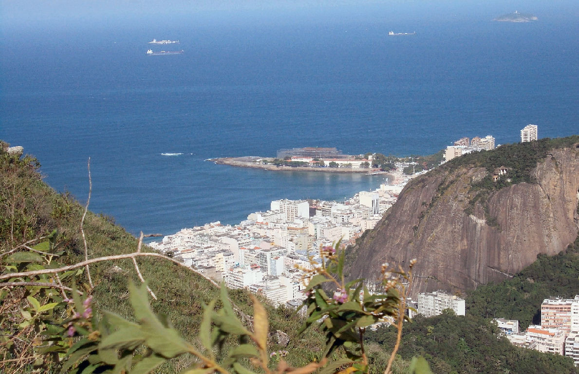 Deste ponto esse é o máximo que vemos de Copacabana (Posto 6)