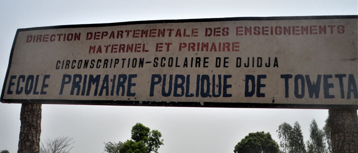 Construction de l'école de Towéta