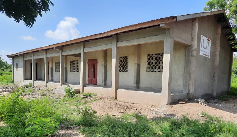 2020 - Construction d'une école primaire en remplacement de l'école de fortune à Gannandji financé par des étudiants de 2ème année de DUT GEA (IUT La Roche Sur Yon).