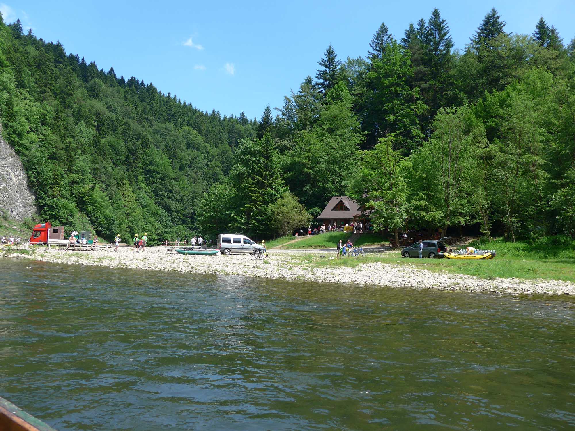 Floßfahrt auf Dunajec