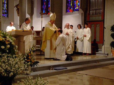 Priesterweihe im Dom in Feldkirch.