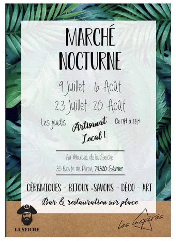 RENDEZ-VOUS AU MARCHÉ DE LA SEICHE A SEVRIER (74)