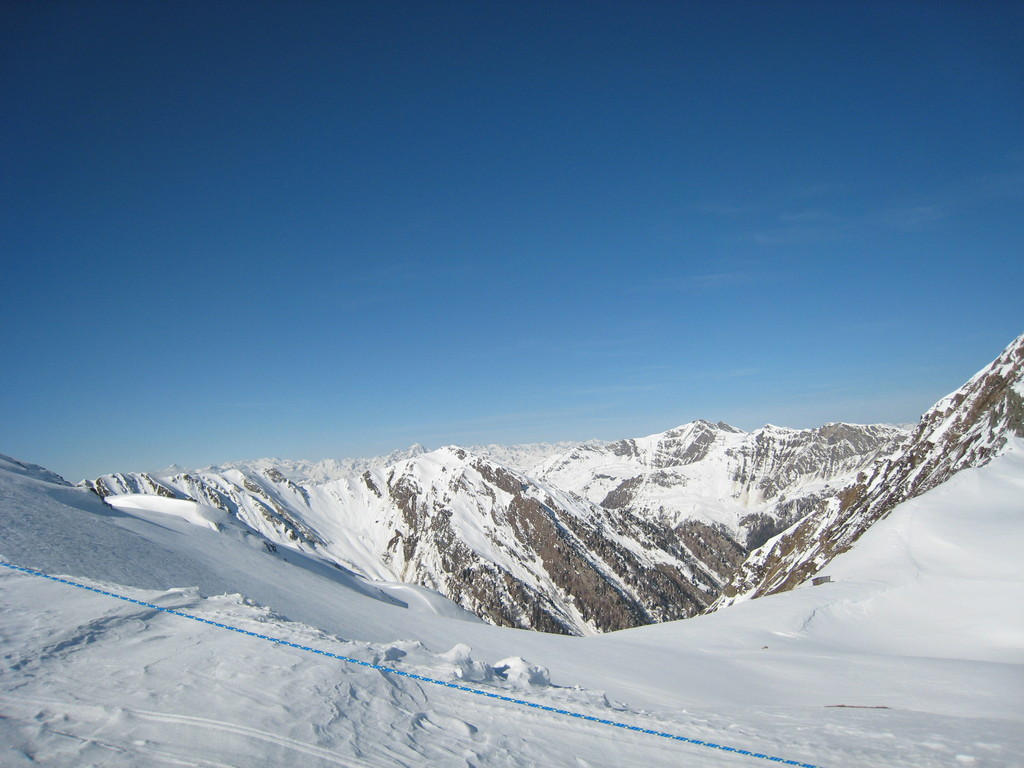 Blick Richtung Stubaier Alpen