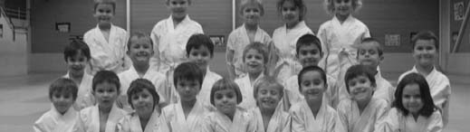 Groupe de jeunes judokas