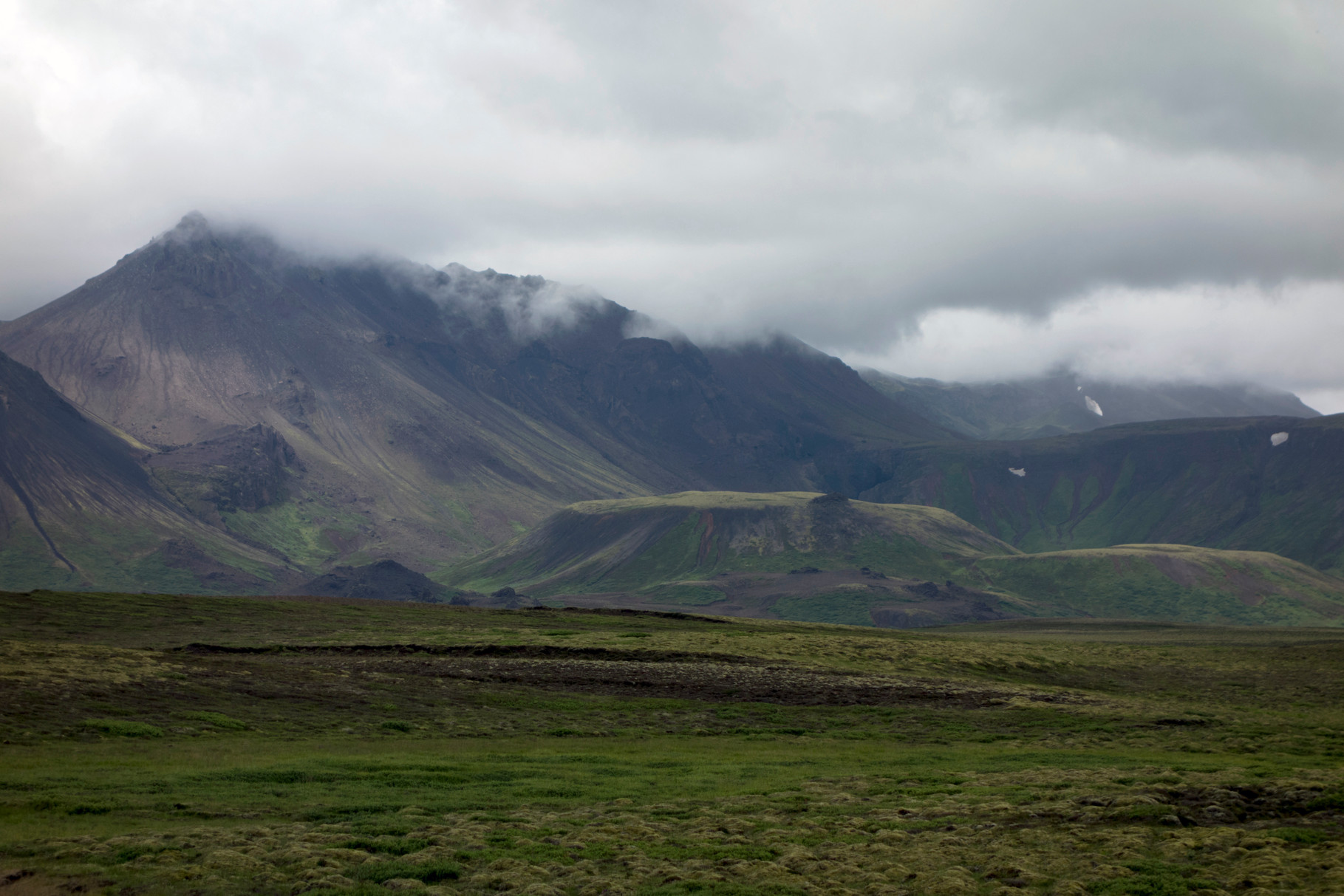 Landschaft auf der Fahrt zum Geysir Strokkur