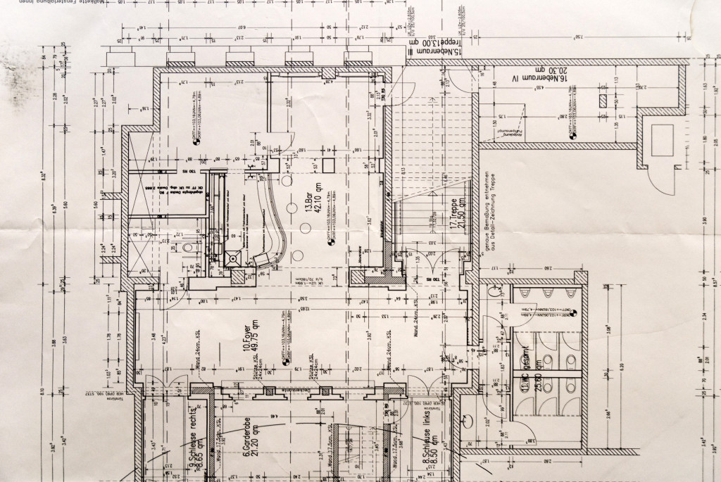 Plan Bar und Foyer