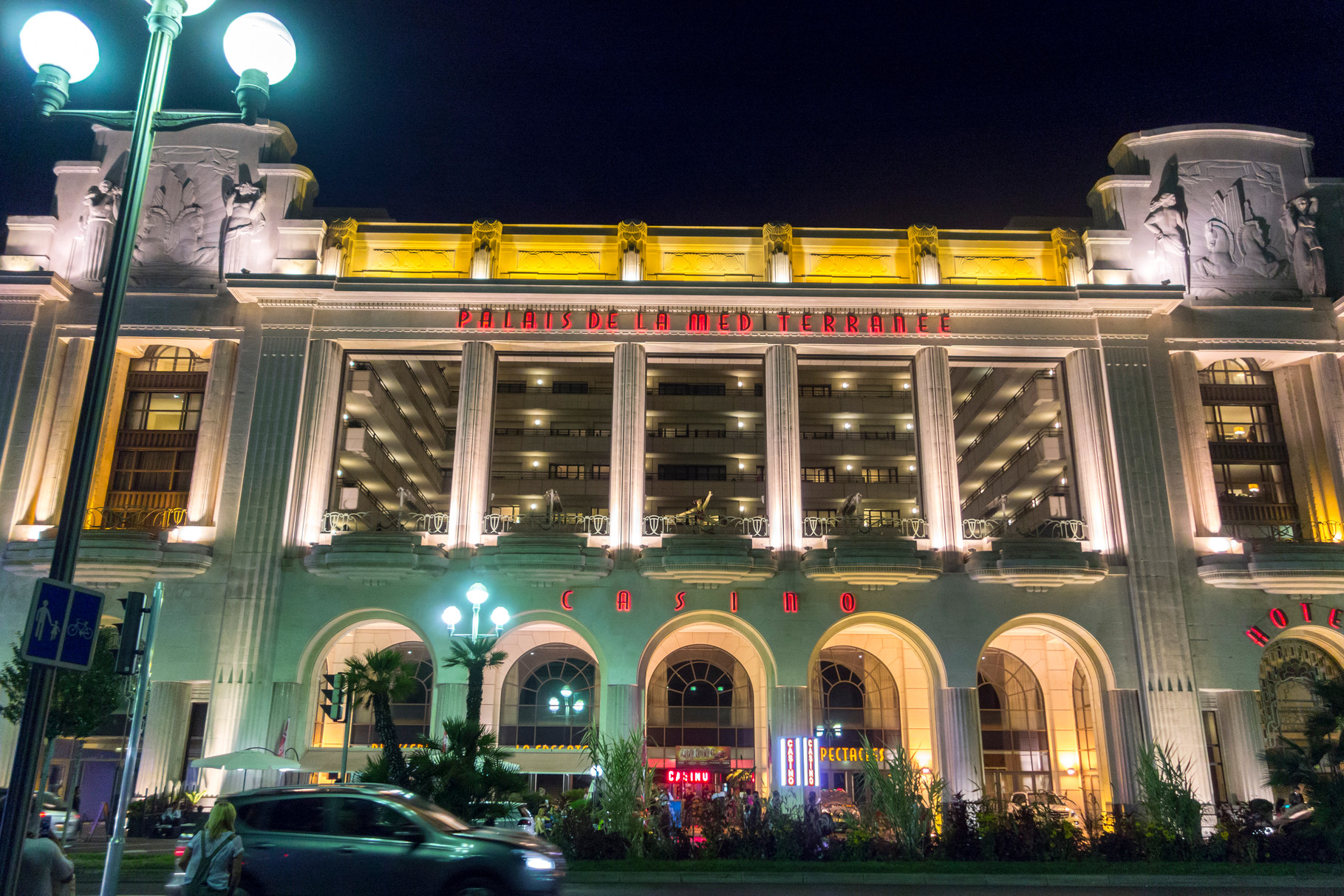 Palais de la Méditerranée an der Promenade des Anglais (Strandpromende von Nizza)