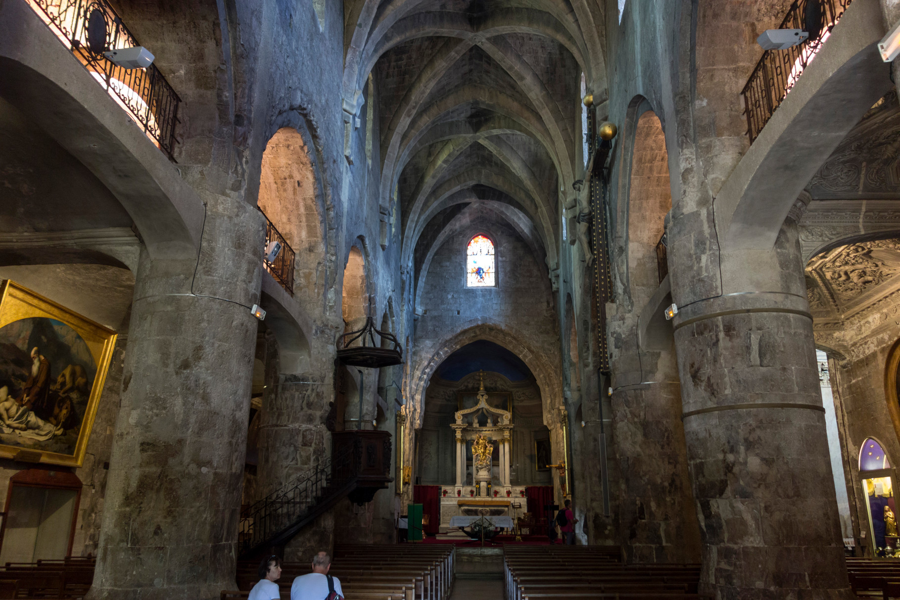 Innenansicht der Kathedrale von Grasse