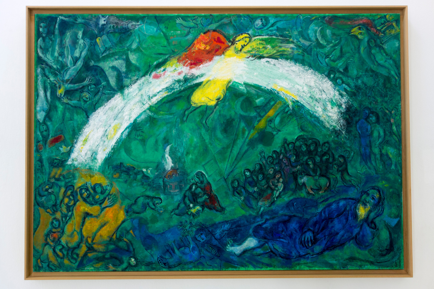 Noah und der Regenbogen, 1961-1966, Öl auf Leinwand