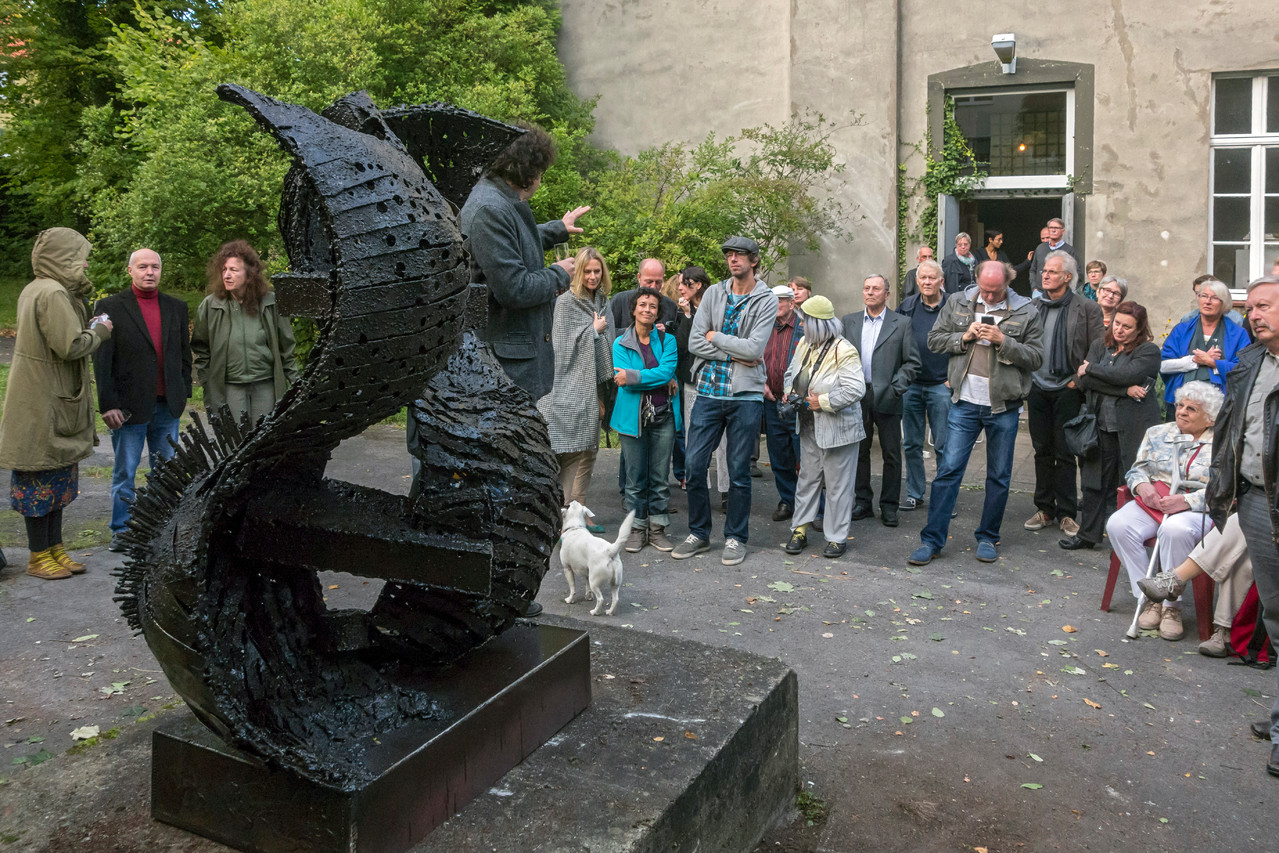 Einweihung der Skulptur von Ulrich Krämer