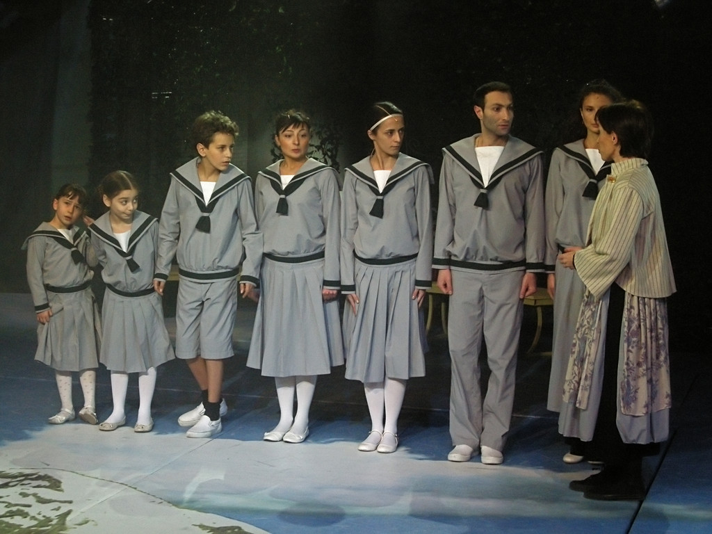 Probe des Stücks "The Sound of Music"