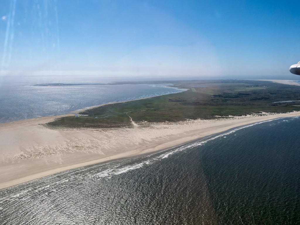 Rundflug über die Insel